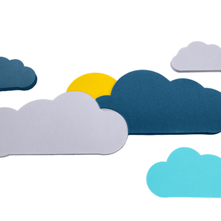 Panele akustyczne Professional chmurki